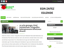 Tablet Screenshot of eguzki.org